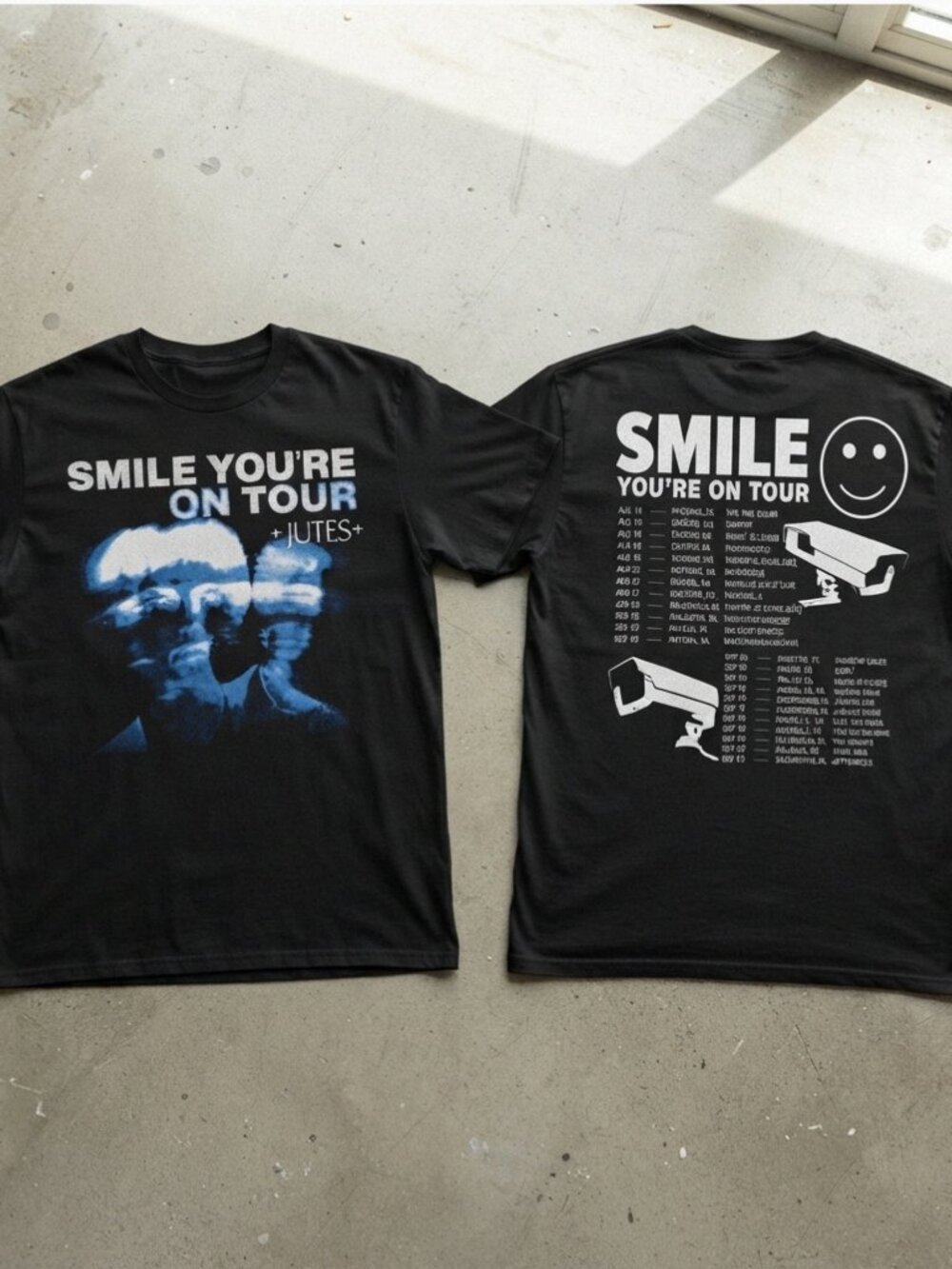 Jutes Smile You're On Tour Graphic T-Shirt